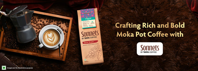 Crafting Rich and Bold Moka Pot Coffee with Sonnets by Tata Coffee