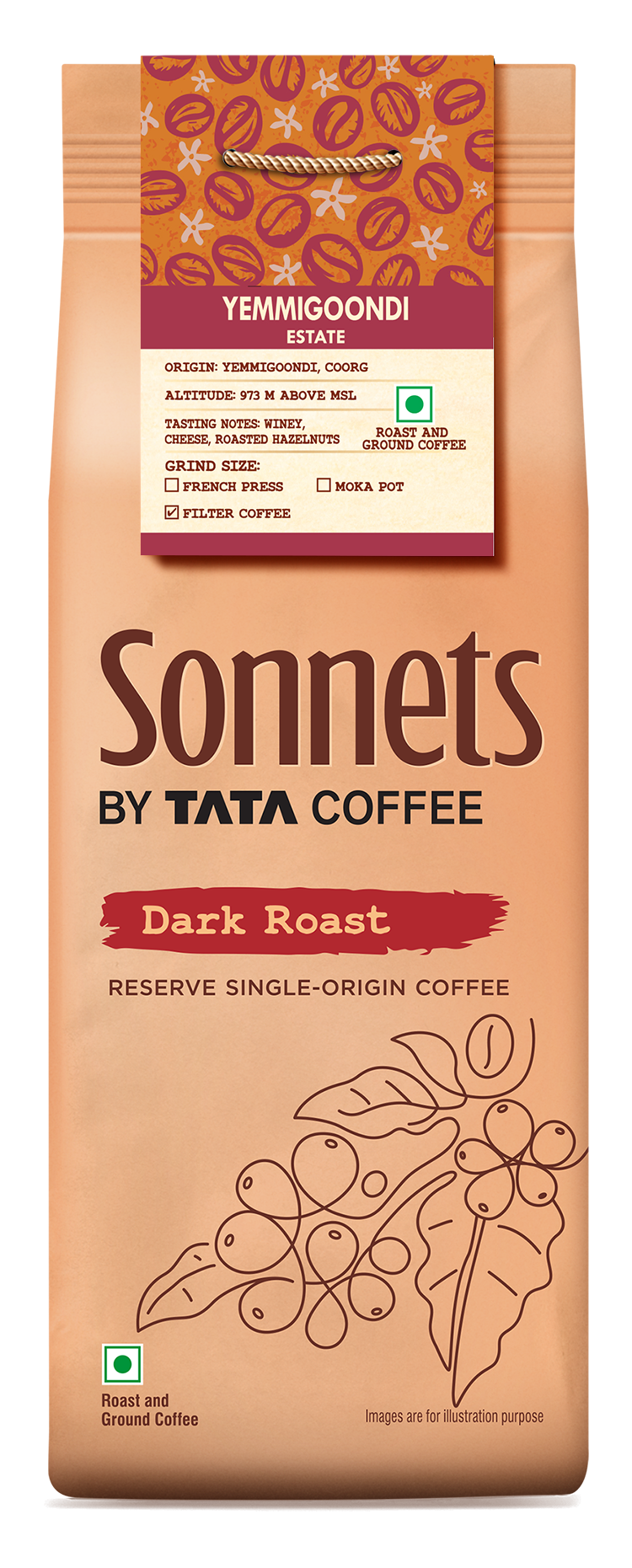 Dark Roast Filter Coffee Yemmigoondi Estate